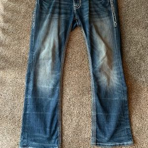 Used rock revival jeans